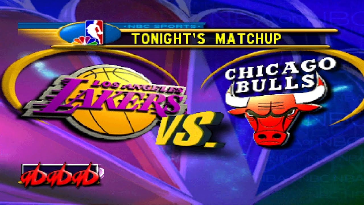 NBA Showtime NBA on NBC (PS1) Lakers vs Bulls YouTube