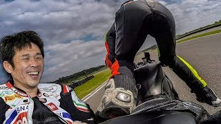 SALVO PER MIRACOLO! - IN PISTA CON NORIYUKI HAGA E LUCA PEDERSOLI - MOTO YAMAHA R6 HIGHSIDE