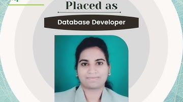 Diksha Adewar | Database Developer | Student Testimonial video | online video | iTpreneur