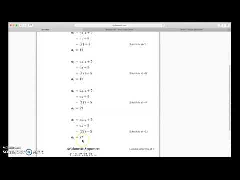 Recursive Sequences (Level 1)