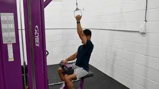 Single Arm Reverse Grip Pull-down
