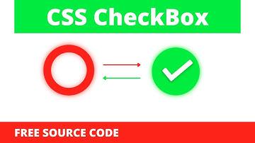 CSS Custom Animated Checkbox No Image - How To Make CSS Switch / Toggle / Custom Checkbox - Only CSS