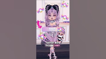 FASTEST way to earn CANDY in Dress To Impress 🍬 #dti #dresstoimpress #roblox