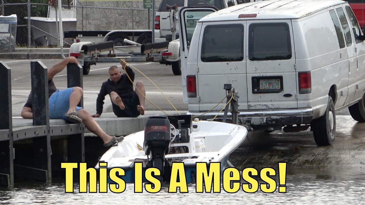 This Turns Into A Mess!! | Miami Boat Ramps