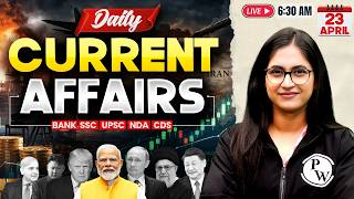 Current Affairs Today | 23 April 2026 Current Affairs | Daily Current Affairs | by Sushmita Ma'am