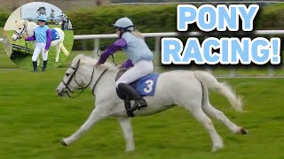 OUR FIRST EVER PONY RACE! - DOROTHY AND MOUSE GO RACING