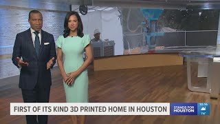 Nation's first 3D printed multi-story home being built in Houston