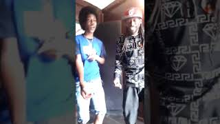 Pablodan, Warriordiamond And Evodan Vibzing In The Studio.