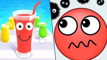 🤯💣Juice Run (run game ) 🆚Hide Ball (Ball run 2048 ) Android IOS gameplay walkthrough mobile