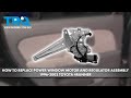 How to Replace Power Window Motor and Regulator Assembly 1996-2002 Toyota 4Runner
