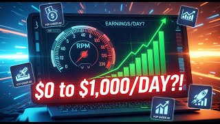 $0 to $1,000 Day with AdSense Arbitrage Using Popunder Traffic Full Setup & Strategy