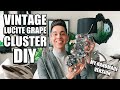 VINTAGE LUCITE GRAPE CLUSTER DIY | MID-CENTURY MODERN HOME DECOR | HOW-TO HANDMADE RETRO RESIN ART