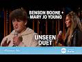 Benson Boone Unseen Duet! Hollywood Week Duet with Mary Jo Young - American Idol