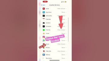 How to Enable Status Icon Bar in iPhone 13 Pro Max || part 250 || #shortvideo #iphone #ytshorts #yt