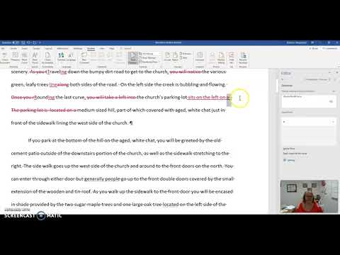 Using MS Word for Line Edits and Proofreading