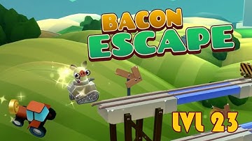 Bacon Escape Walkthrough for level 23 | IOS Gameplay for Bacon Escape