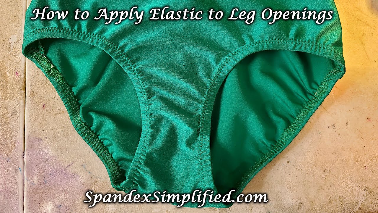 Applying Elastic to Leg Openings - Briefs 