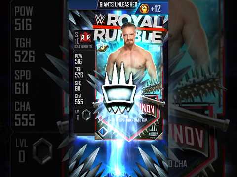 ILJA DRAGUNOV HEROIC COMPLETED GIANTS UNLEASHED IN WWE SUPERCARD #wwe #wwesupercard