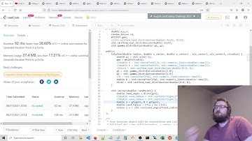 Generate Random Point in a Circle, LeetCode Medium, C++