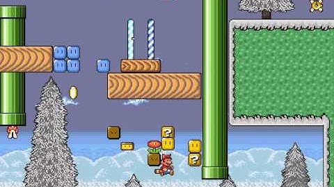 SMBX Custom Level-  Cliff Climbing