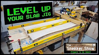 Level up your slab flattening system for $30 | Easy DIY jig with aluminum rails