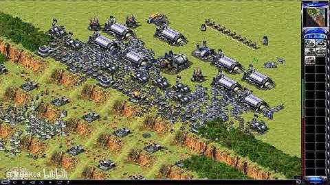 Red Alert 1v7 defense map! Hold the highest point and face a million-strong army on the mountain!