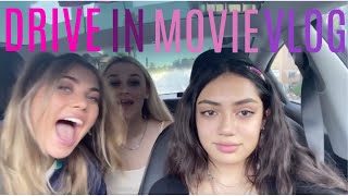 DRIVE IN MOVIE VLOG FT. AVANI GREGG AND AMELIE ZILBER