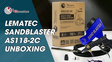 WATCH: unboxing the Lematec Sandblasting Gun Kit- AS118-2C. UNBOXING, REVIEW, & DEMO!