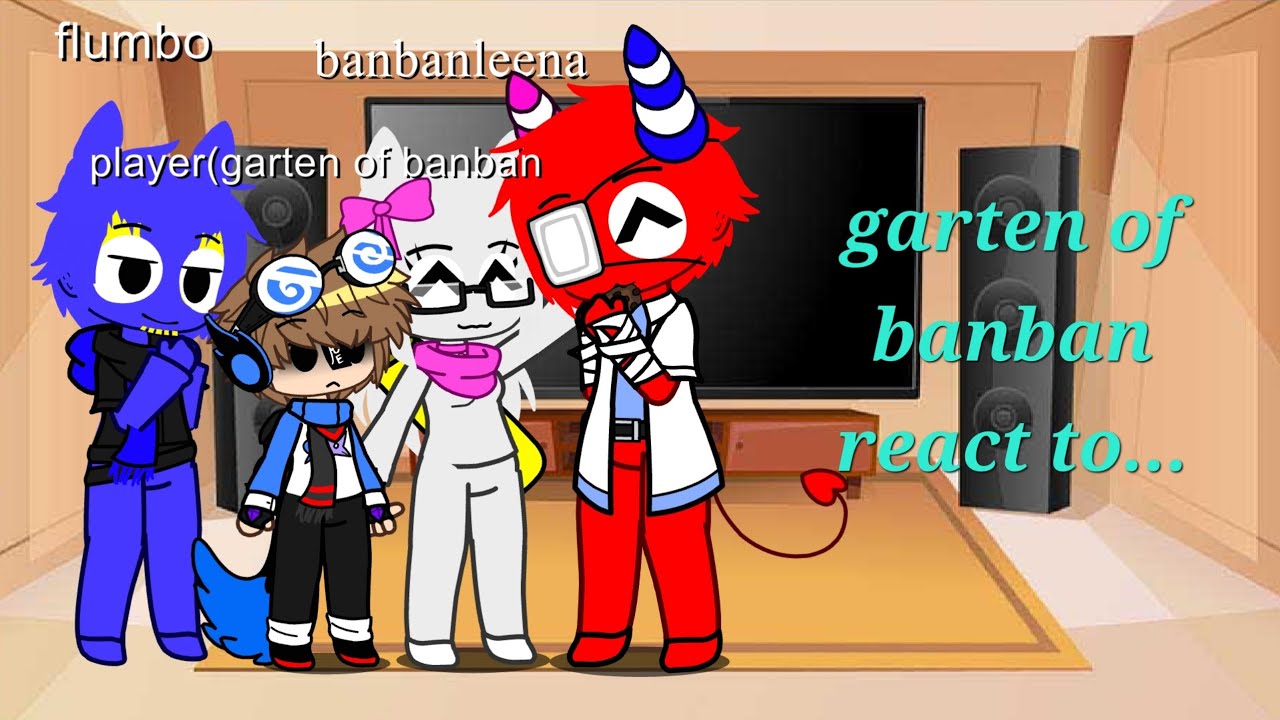 Garten of banban reacts to the amnesia song #banban8#gacha