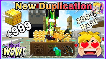 Finally New Dup Working In 2.29.1😱😍 - Blockman Go Skyblock New Dup - 100% Work BUG #dup #glitch #bug
