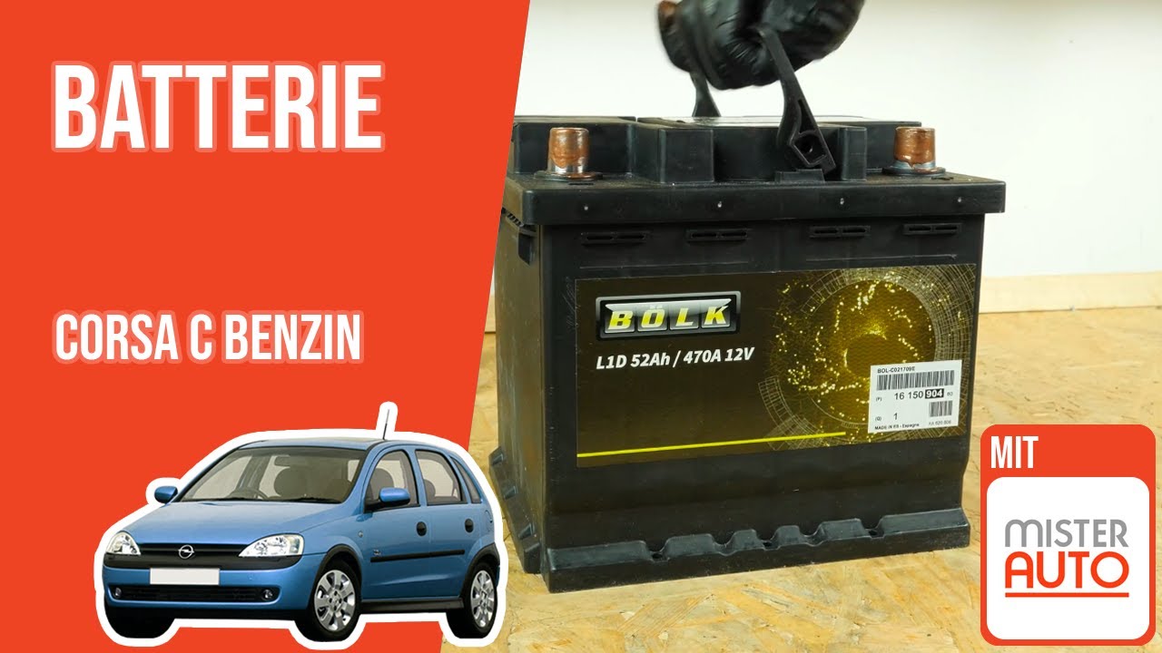 Wunderbar Batterie Opel Corsa Bild