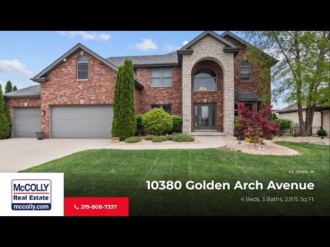 10380 Golden Arch Avenue, St John, IN home video tour