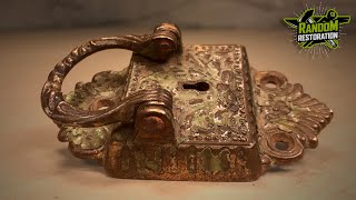 Ornate 1890s Ice Box Lock Restoration | Random Restoration