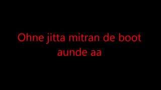 Mitran De Boot Karaoke | Jazzy B feat Kaur B | Instrumental With Lyrics