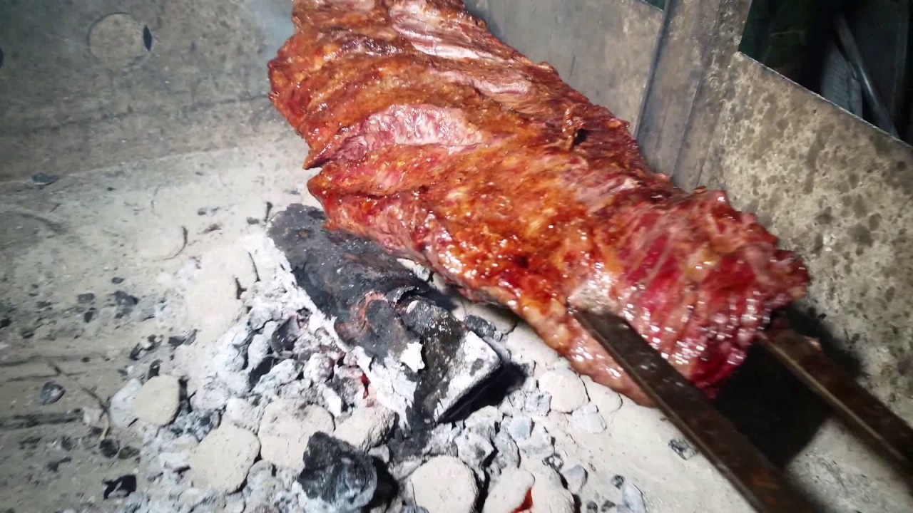 Skirt Steak trial run cook(Churrasco style) - YouTube