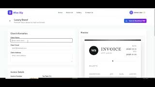 WiseSlip | Invoice Management Software | .NET & React Project Guide