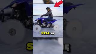 Zamienił koła motocykla na piły 😱