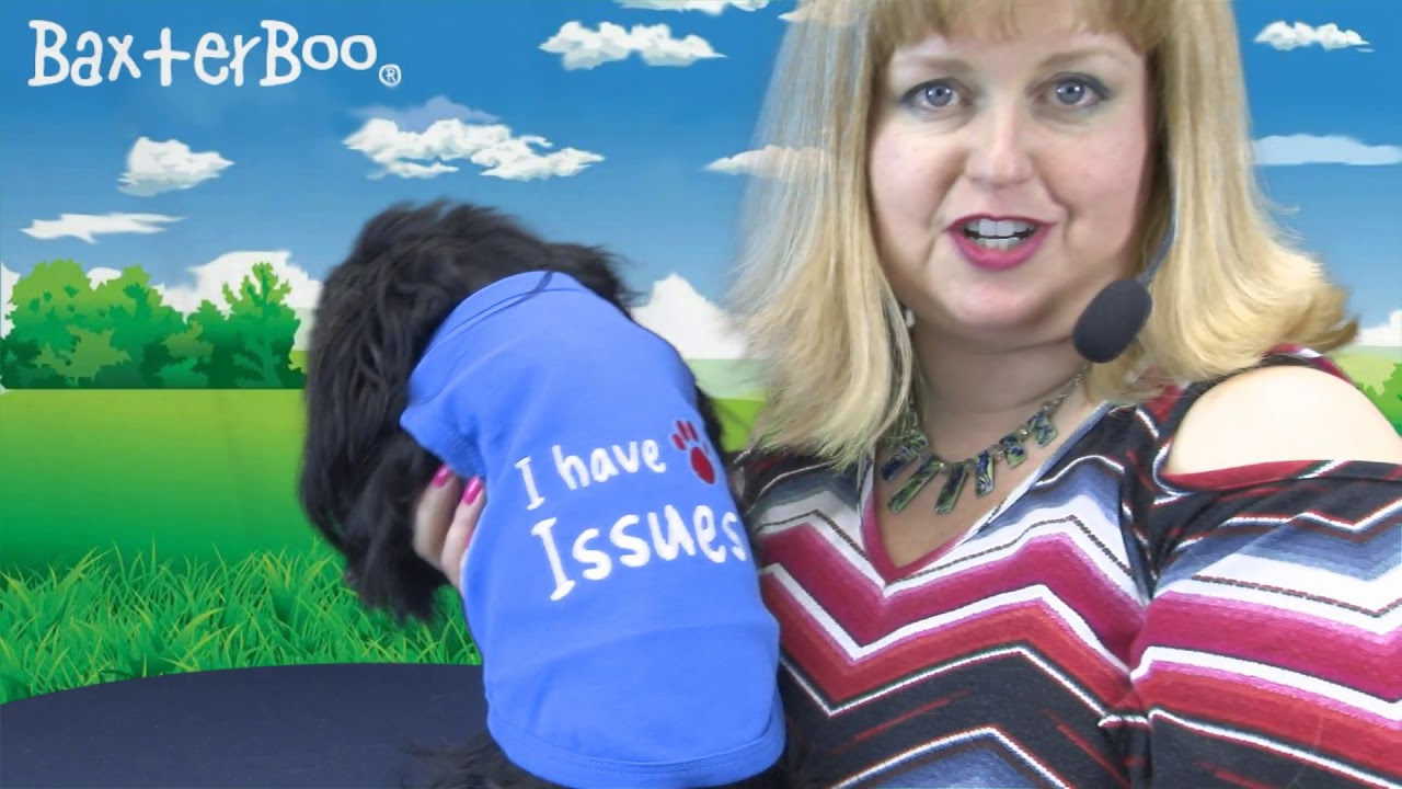 I Have Issues Dog Tank by Parisian Pet - Blue