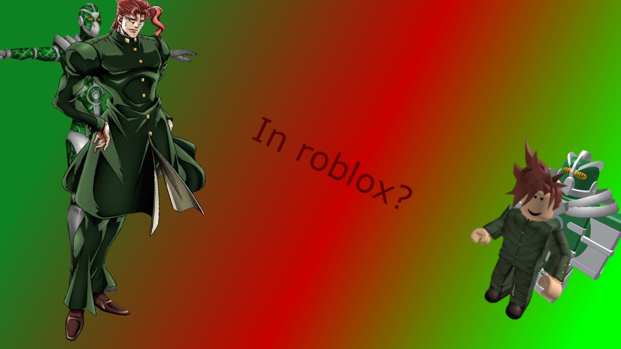 Roblox Kakyoin Costume YouTube