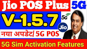 Jio pos plus new update | Jio Pos Plus v1.5.7 Update 2022 | Jio Pos Plus 5G Update Today