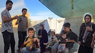 🎸 Hossein Plays Guitar! ❤️ Daily Rural Life with Narges, Hamid & the Sholiz Family