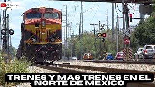 Trenes Kcsm Bnsf Y Up Trabajando En San Nicolas De Los Garza N L