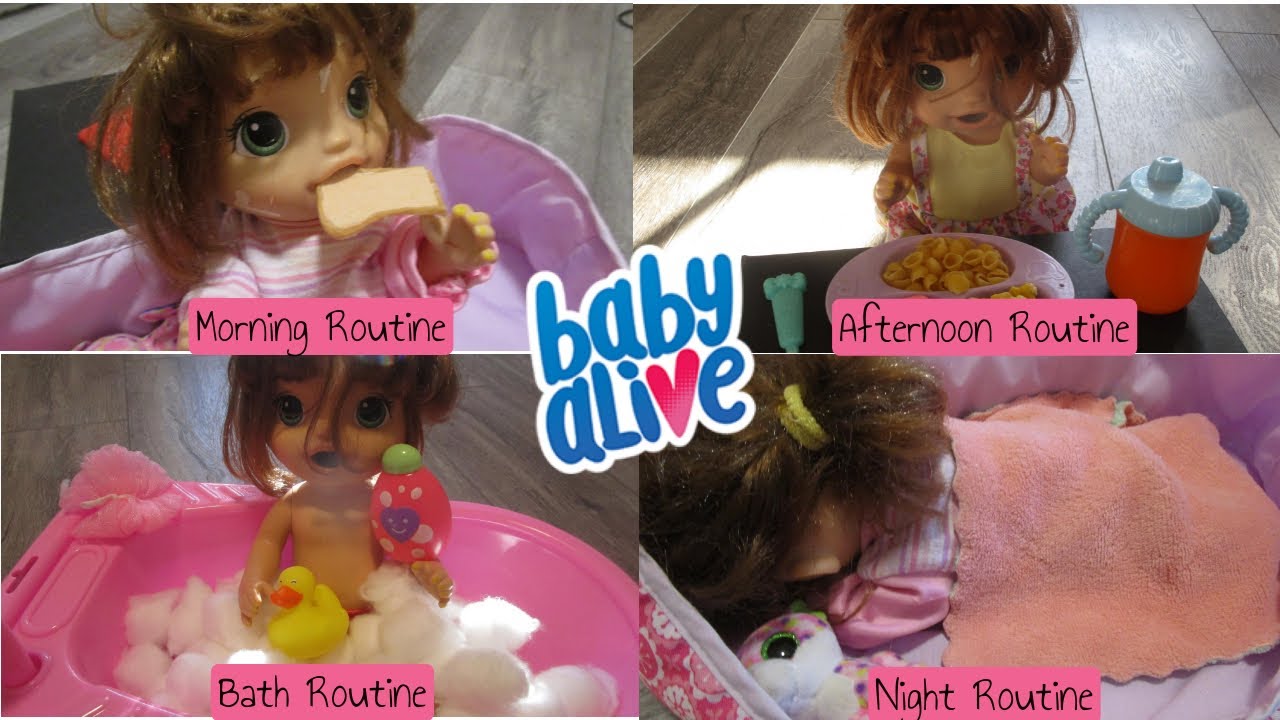 Baby Alive Coco's Morning Routine, Afternoon Routine, and Night Routine ...