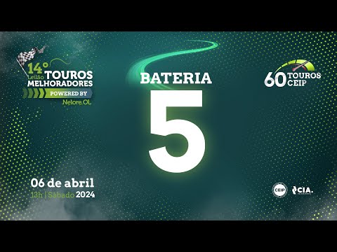 BATERIA 5 - 14º Leilão de Touros Melhoradores Nelore OL - Edição Virtual