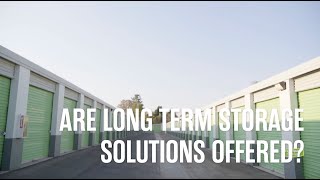 Are Long Term Storage Solutions Offered?