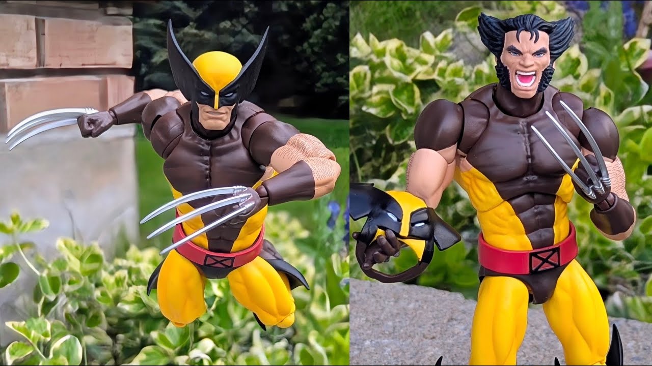 New Mafex Wolverine Brown Comic Ver Reissue action figure review a
