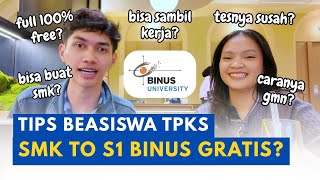 How to Get the TPKS Bachelor's Scholarship at BINUS – Latest 2026 Edition!🔥