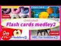 [English]フラッシュカード メドレー2 幼児向け 単語 0歳〜3歳から始める赤ちゃん喜ぶ 幼児向け 知育動画 English FlashCards medley 2