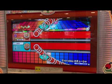 太鼓の達人[ニジイロ2021ver]Everyday、カチューシャ全良