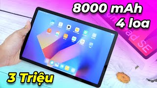 Mở hộp Redmi Pad SE giá 3 Triệu có chip Snapdragon, 4 loa, 8000mAh, viền màn hình mỏng!